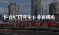 帕森斯研究生专业有哪些？